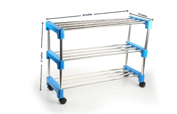 SR01 Shoes stand steel blue